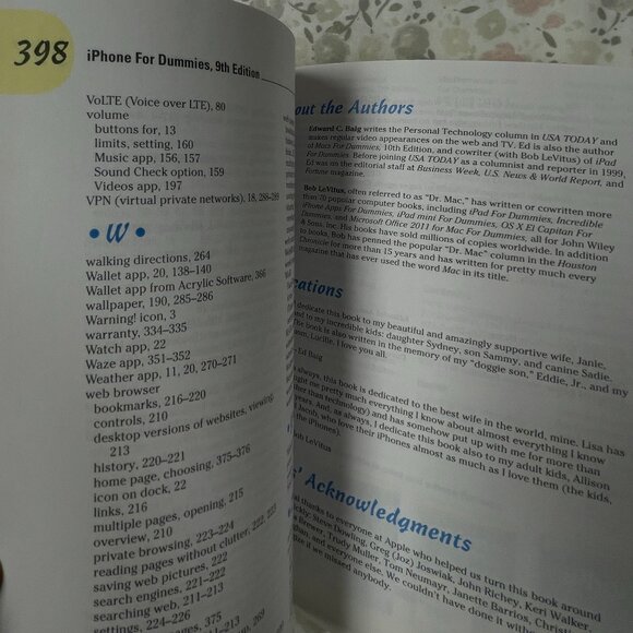 iPhone for Dummies, 9th Edition, Paperback Book, A Riley Brand, 2016 - Picture 3 of 8